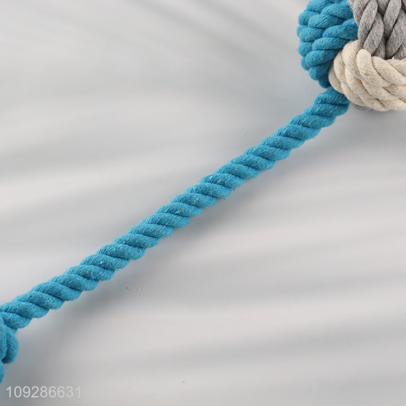 Good quality pet chew toys teething toys cotton rope toys