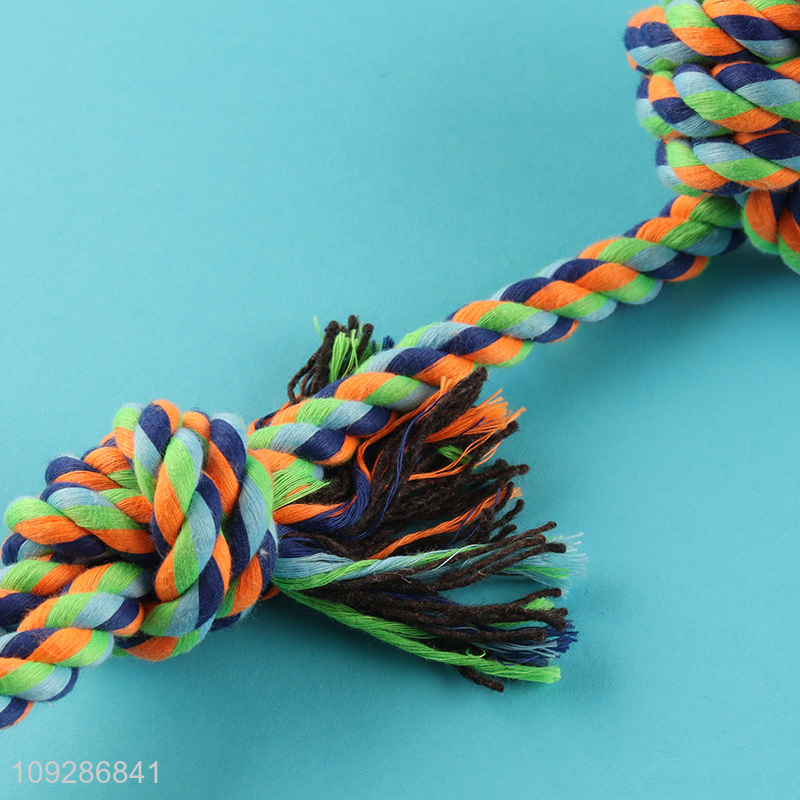 Best sale cotton rope pet chew toys teething toys wholesale