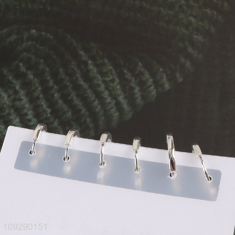 Low price delicate fashion jewelry earrings ear studs set
