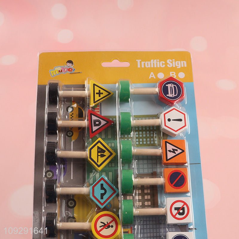 China wholesale children traffic sign learning toys