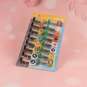 China wholesale children traffic sign learning toys