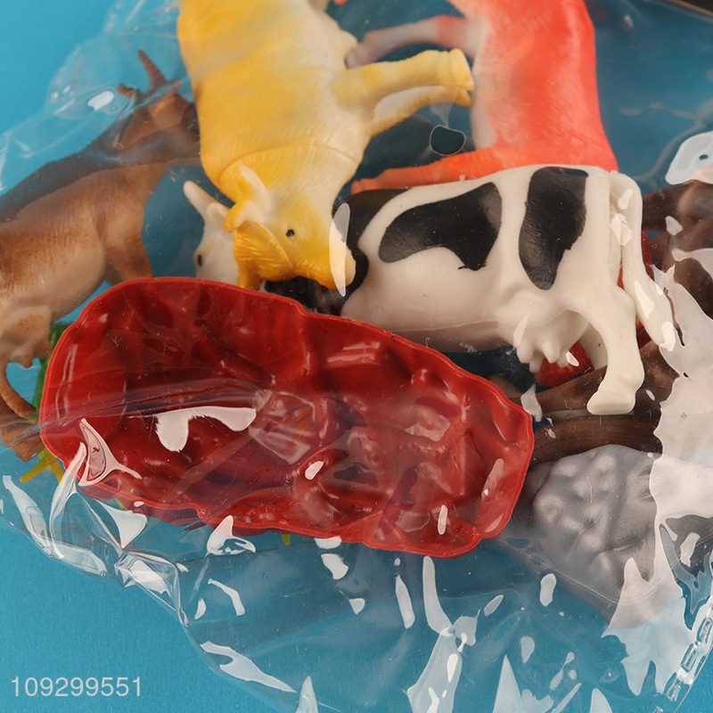 Factory wholesale natural farm world animal model toys