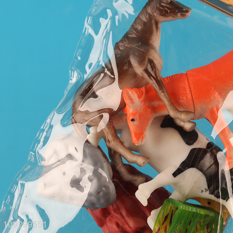 Factory wholesale natural farm world animal model toys