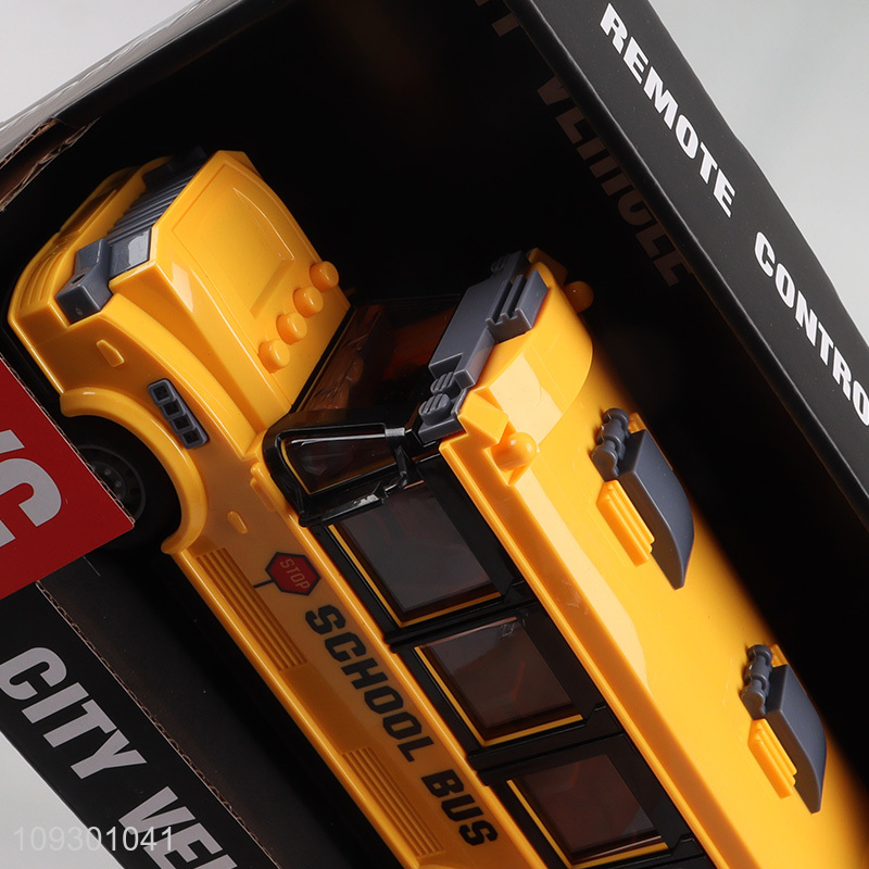 Good sale remote control school bus toys with lights