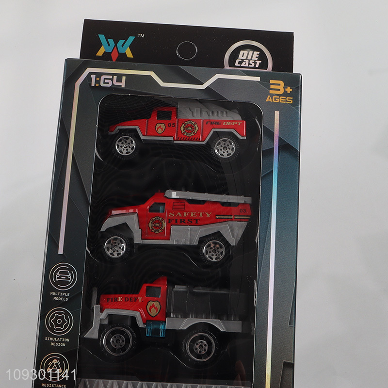 New arrival 1：64 alloy slide vehicle toys for children