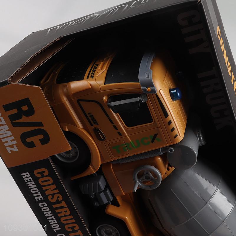 Low price remote control construction truck toys for kids