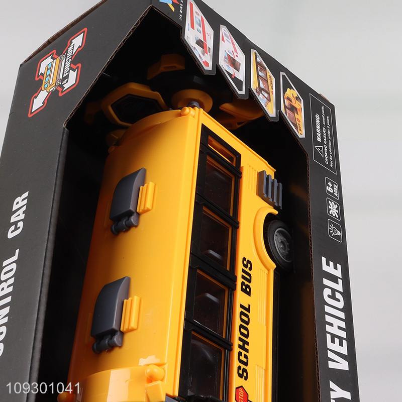 Good sale remote control school bus toys with lights