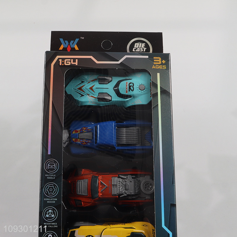 China factory kids 1：64 alloy slide vehicle toys