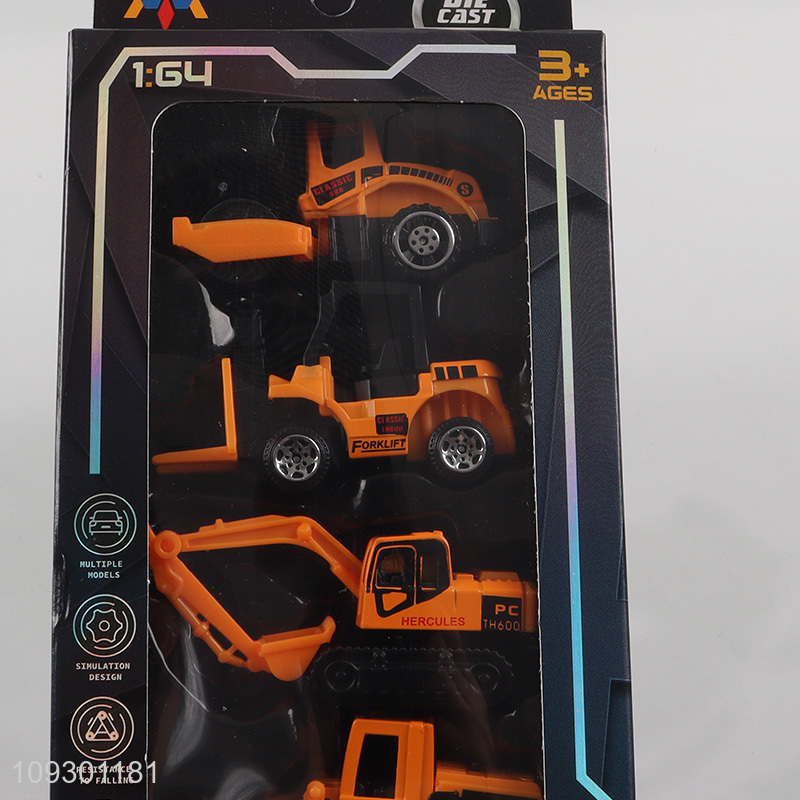 Factory price kids 1：64 alloy slide vehicle toys