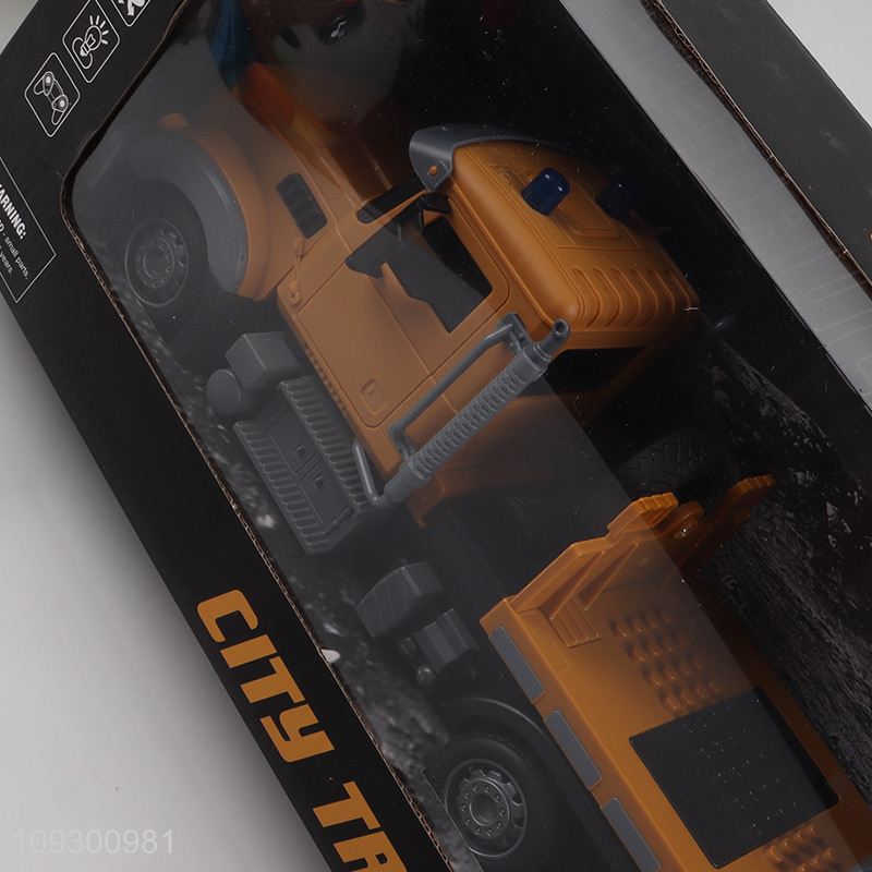 New arrival remote control transport truck toys with lights