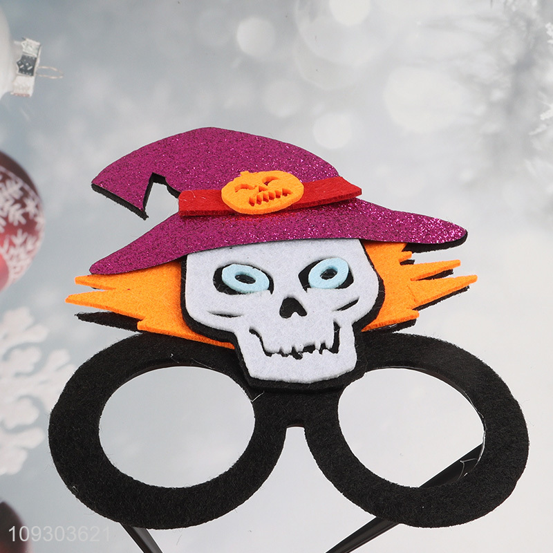 China supplier witch hat Halloween party decoration glasses