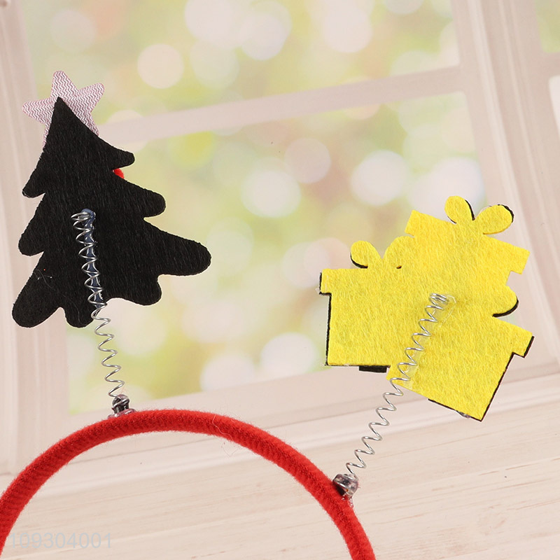 Yiwu market christmas gifts christmas hair hoop hair accessories