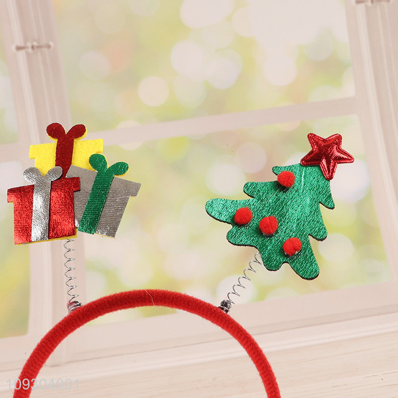 Yiwu market christmas gifts christmas hair hoop hair accessories
