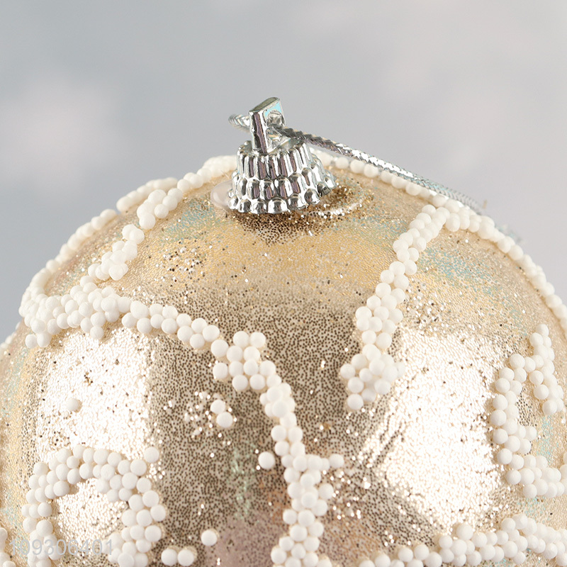 Yiwu market round christmas tree hanging ornament christmas ball