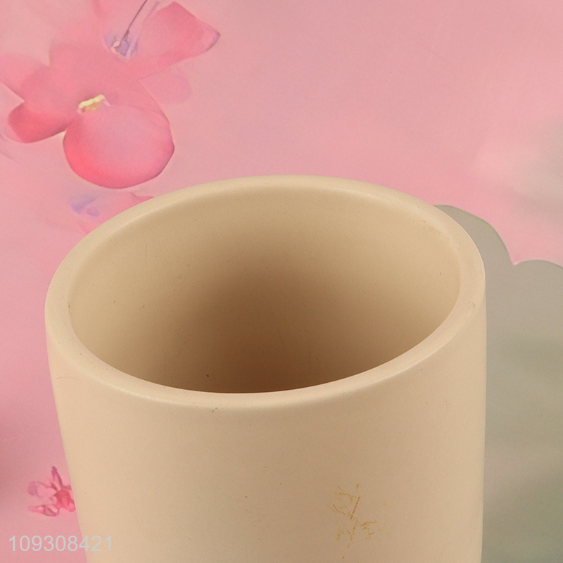 Low price round ceramic flower pot plants pot