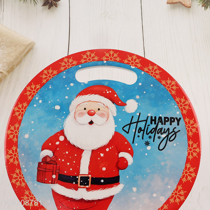 China products round christmas series ceramic cup mat