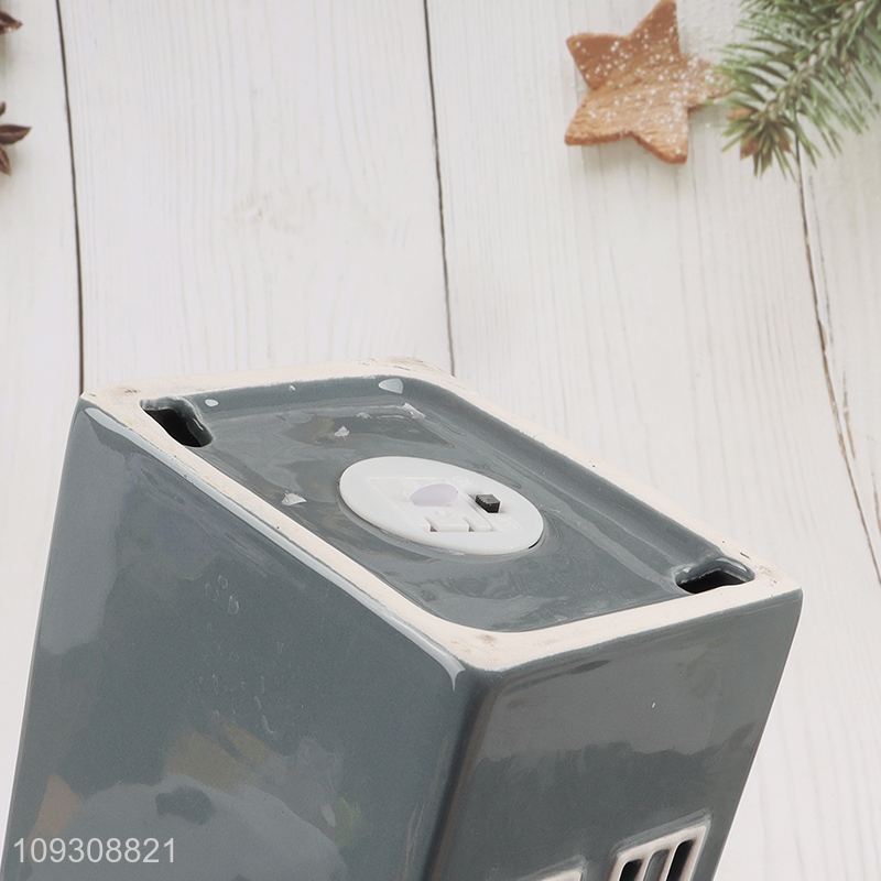 Good selling ceramic house ornament for christmas decoration