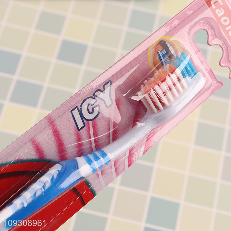 Hot selling soft bristle adult toothbrush wholesale