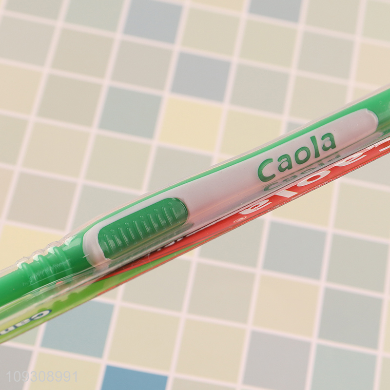 China supplier soft bristle adult toothbrush for teeth cleaning