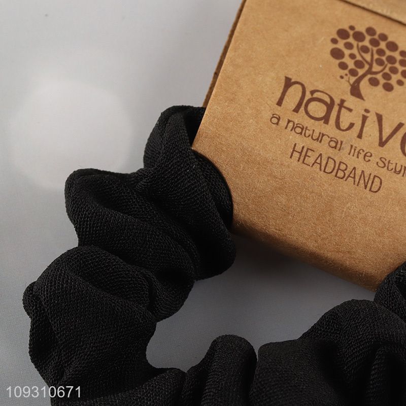 China supplier black fashion hair band hair rings