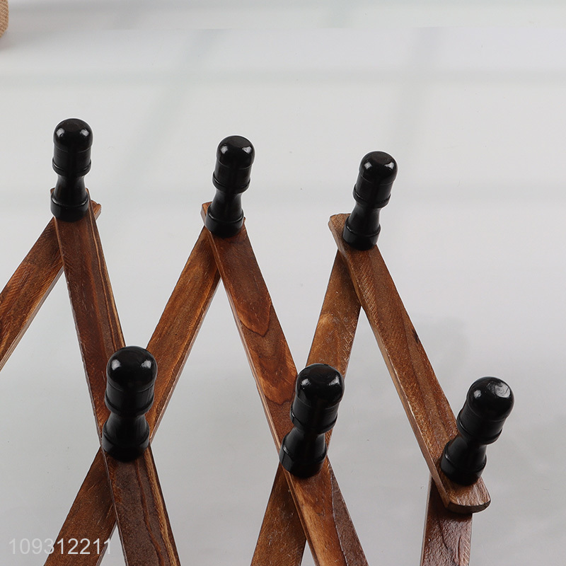 Popular products wooden expandable coat hanger for sale