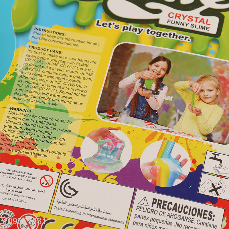 Good quality diy magic slime toys crystal slime toys
