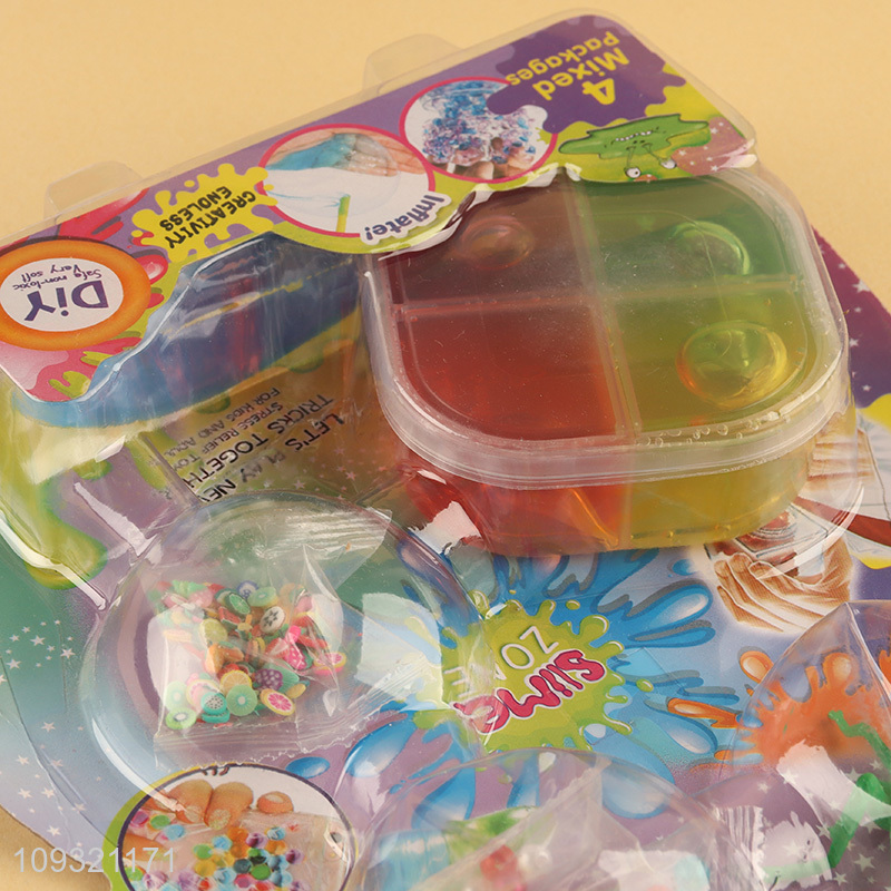 Low price kids diy magic slime crystal slime toys