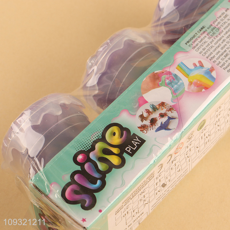 Yiwu market kids diy magic slime crystal slime toys