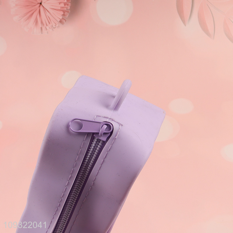 Good selling silicone pencil bag for stationery