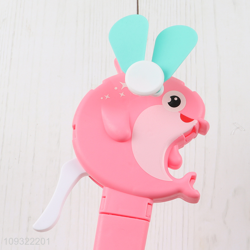 Top sale multicolor cartoon handheld press fan wholesale