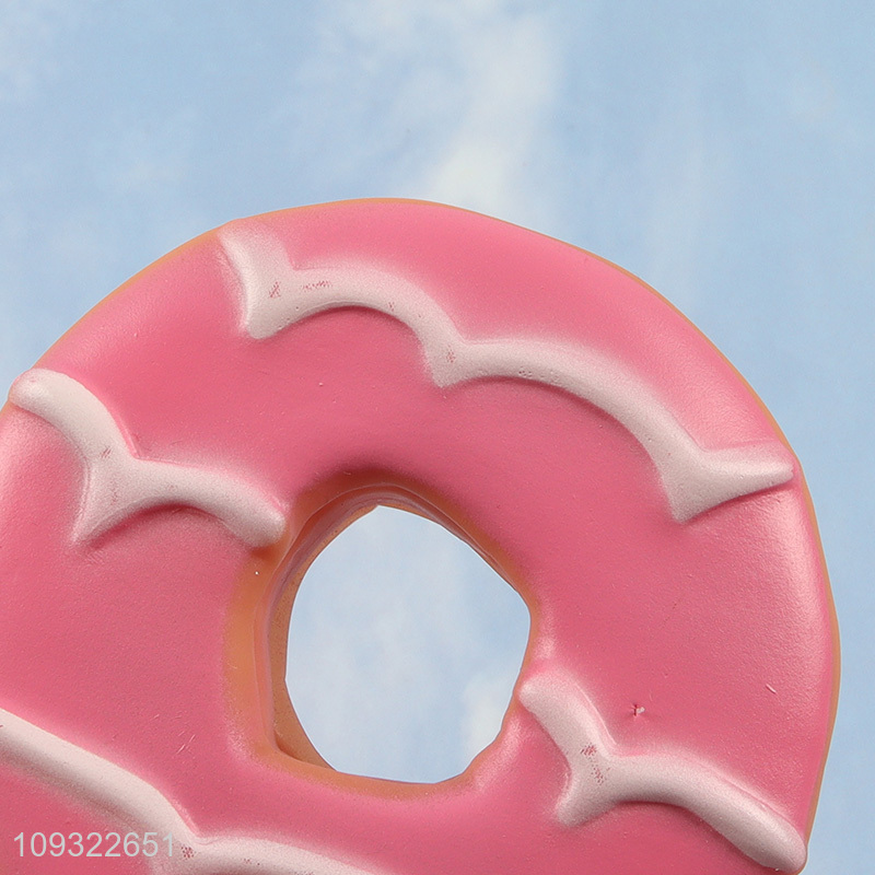 Top quality donut shape pet chew toys teething toys