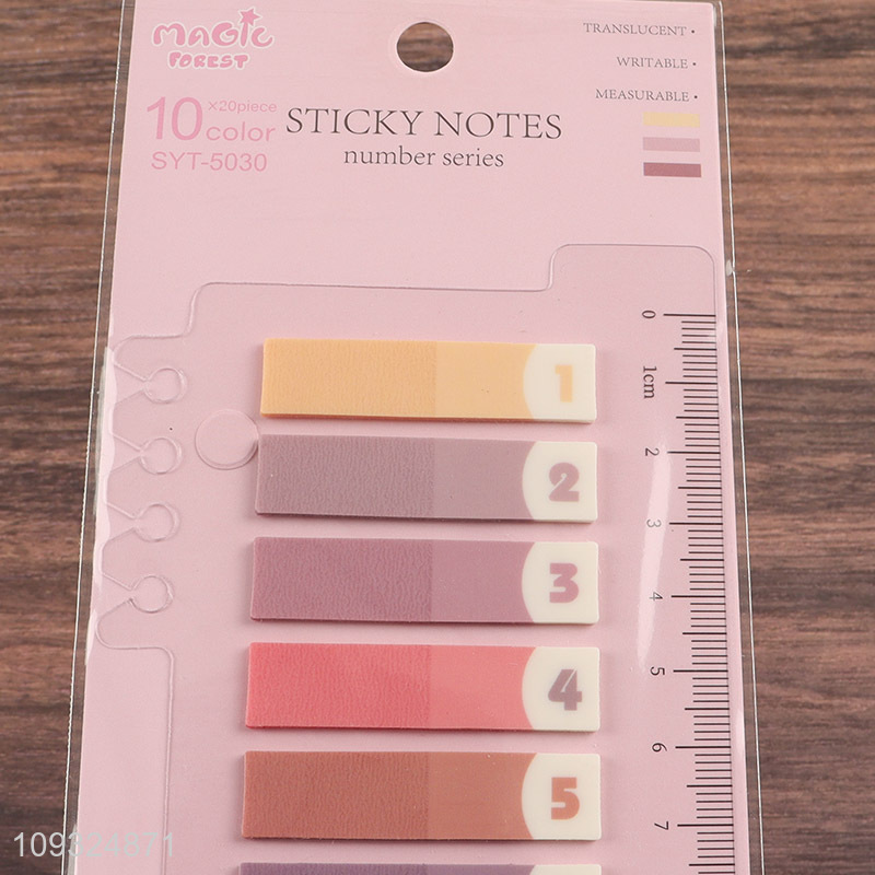 Low price self-adhesive index tabs index sticky notes
