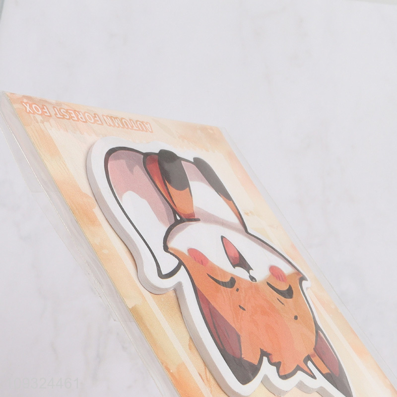 Top products cartoon fox self-adhesive sticky notes