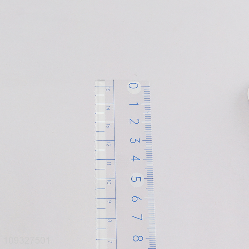 Hot items non-slip plastic stationery ruler for sale