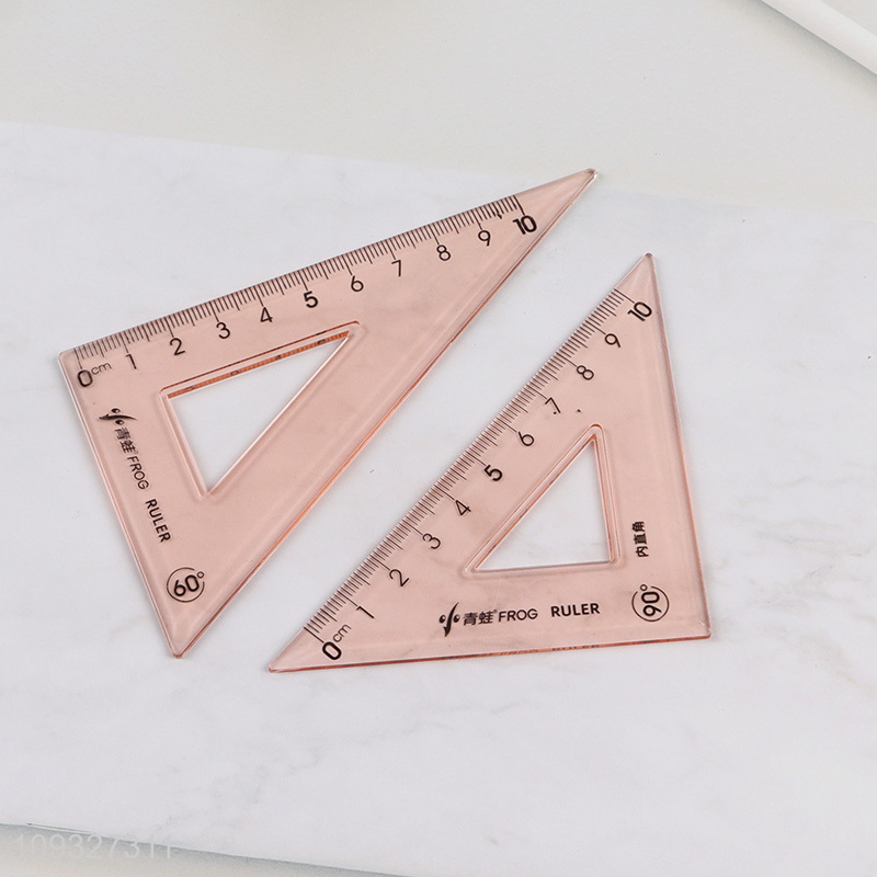 Yiwu market school students plastic ruler set