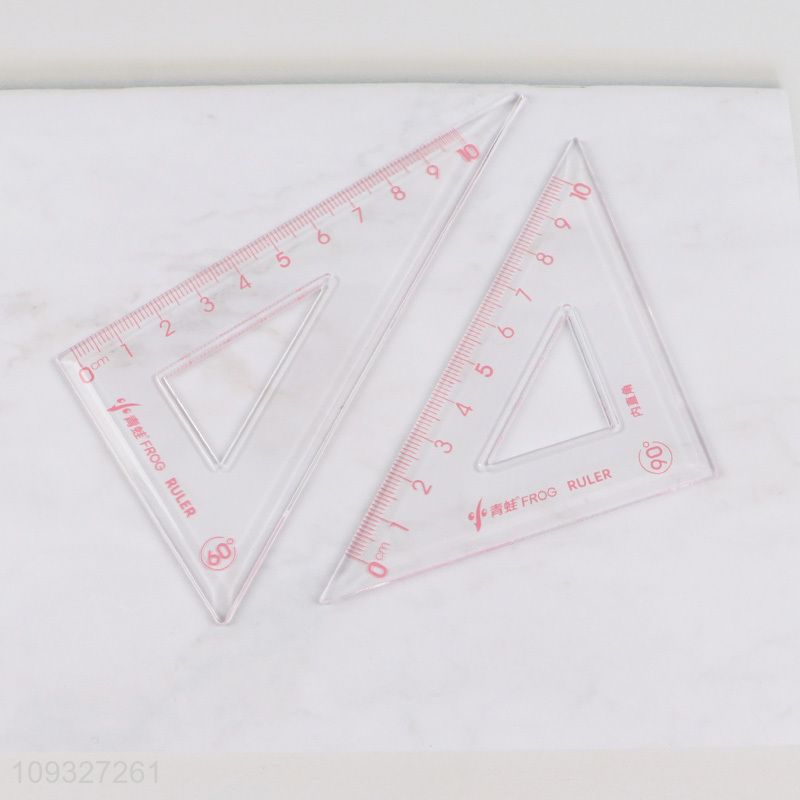 Top sale cartoon plastic ruler set for students