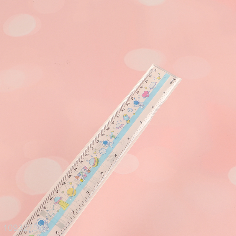 New arrival printed plastic ruler straight ruler
