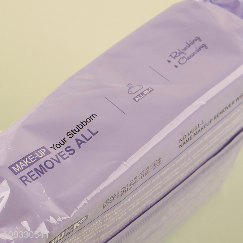Good selling deep cleaning makeup removal wipes