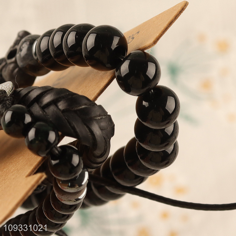 Factory price men women fashion jewelry beads bracelet