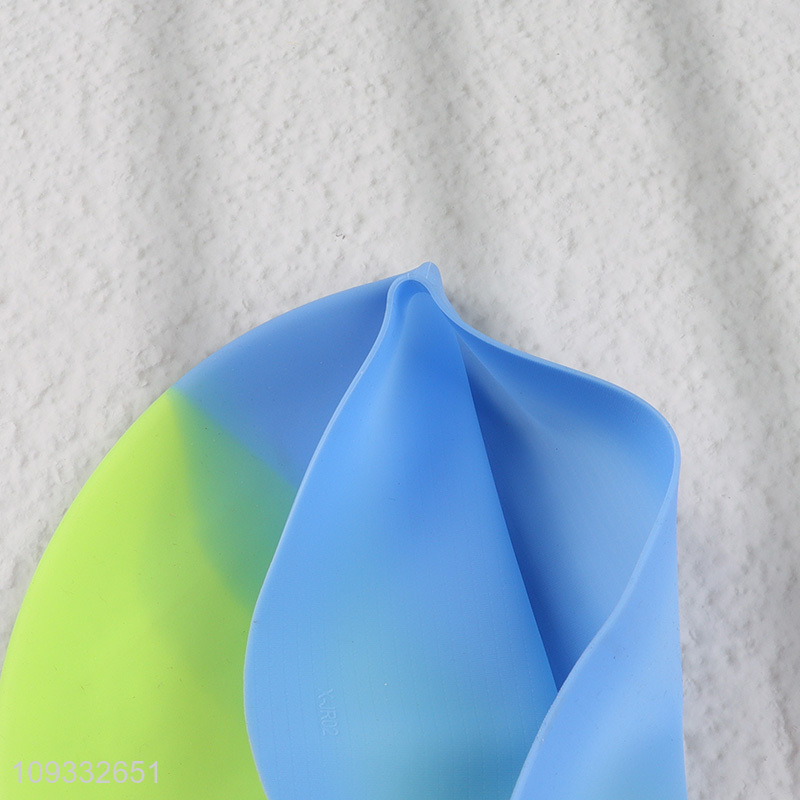 Most popular elastic silicone swimming cap for sale