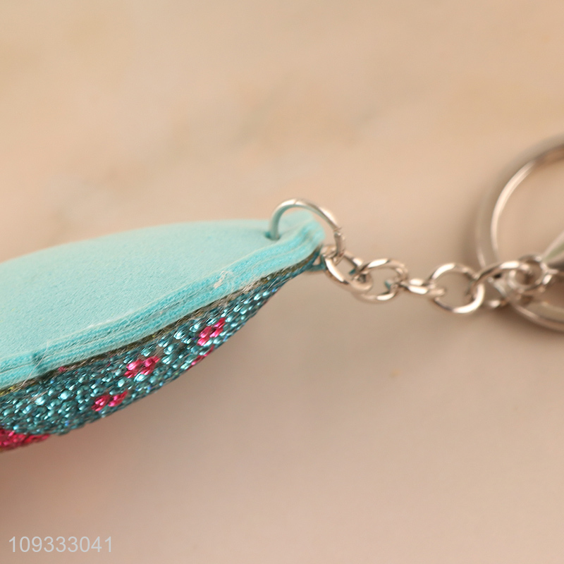 Top sale ice cream shape keychain key rings