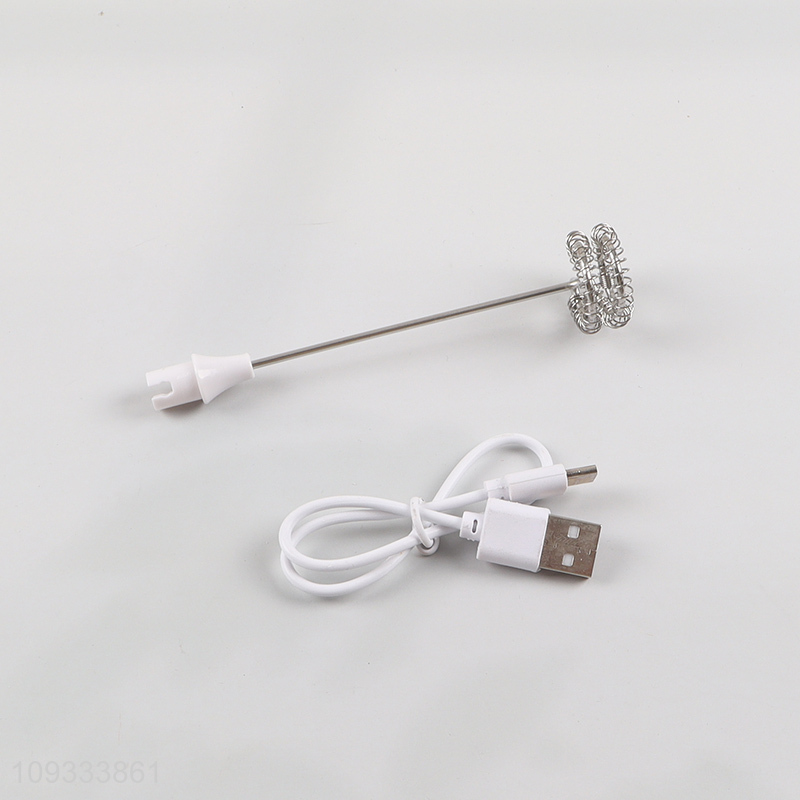 Yiwu market wireless electric milk frother egg beater