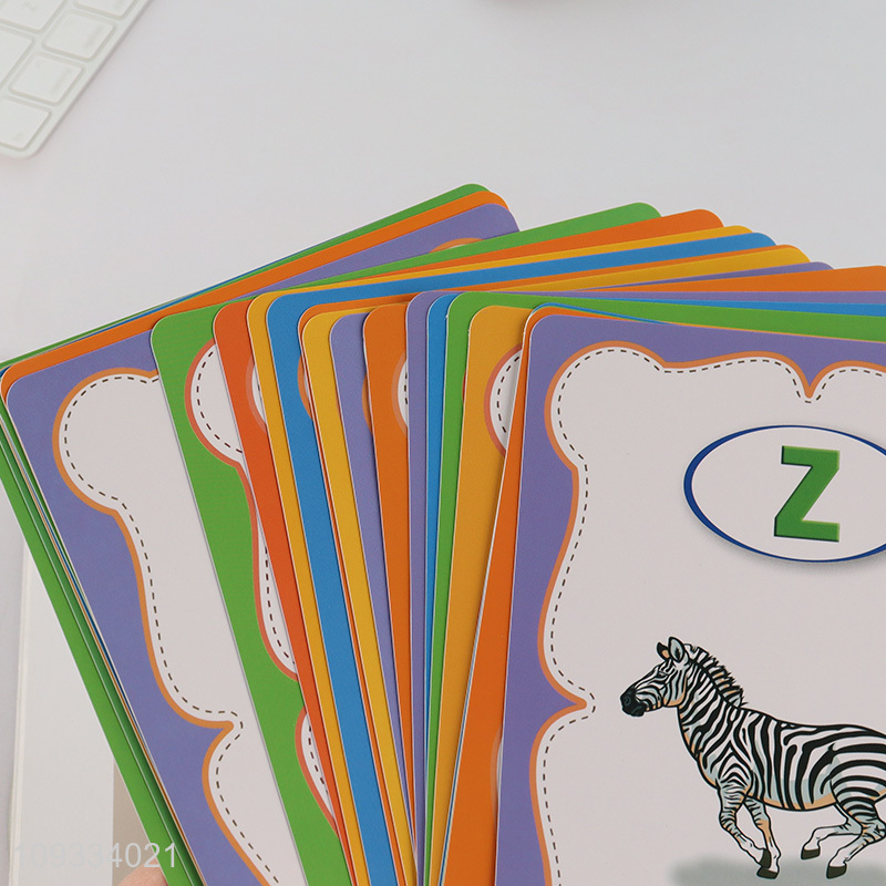 Good selling children learning English letter card