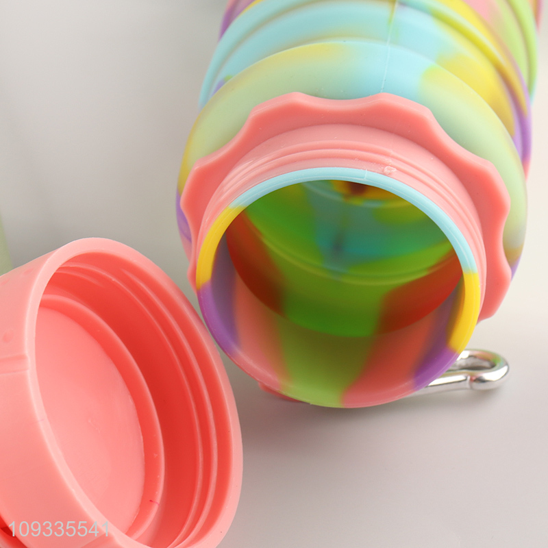 High quality folding silicone water bottle drinking bottle