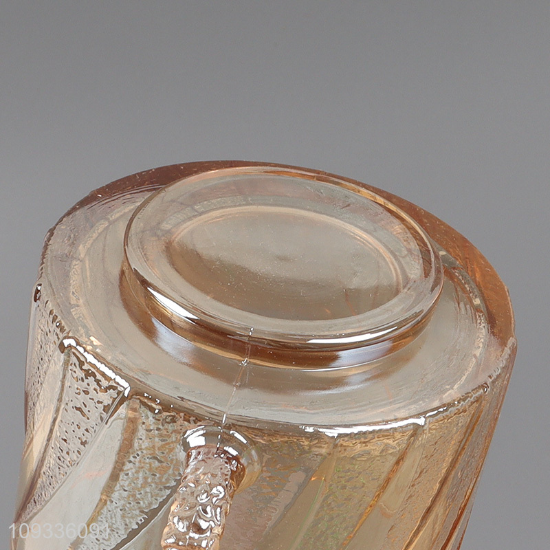 Factory price glass water cup coffee cup with handle