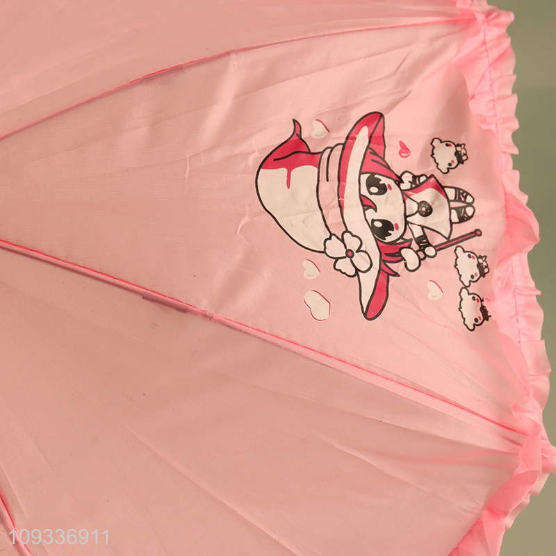 New product pink children umbrella rain umbrella