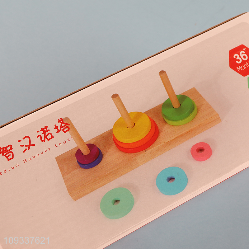 Top products children rainbow tower toys