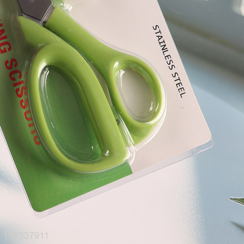 Good selling multicolor stainless steel office scissors
