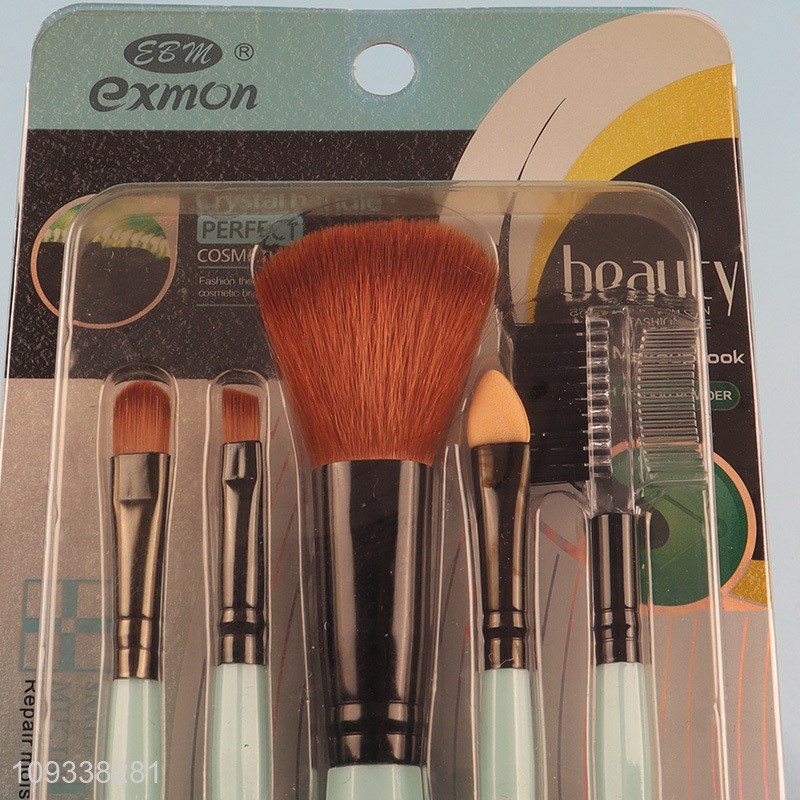 Good price 5pcs makeup brush cosmetic brush set