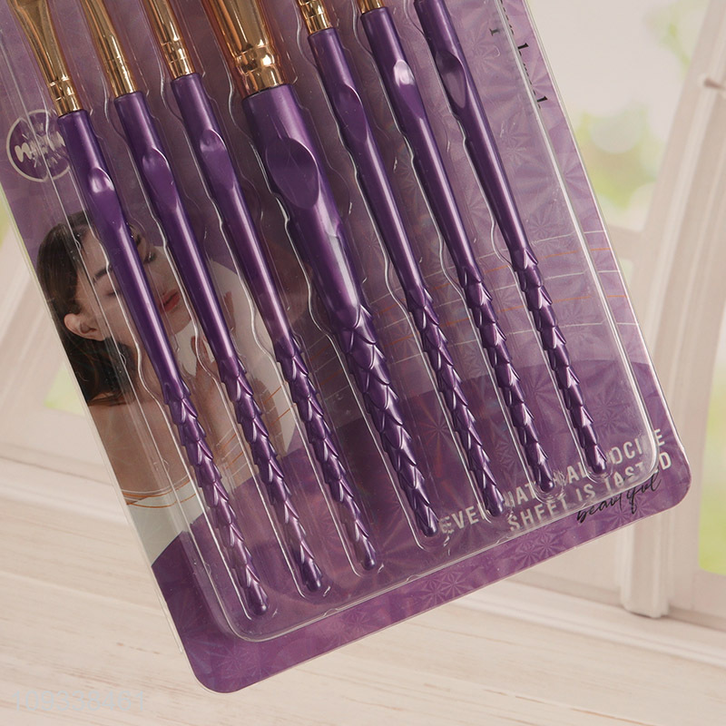 Factory supply 7pcs makeup tool cosmetic brush set